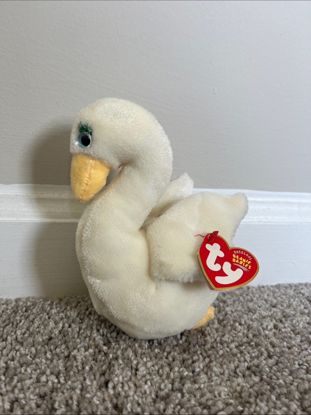 Goddess Swan Beanie Baby